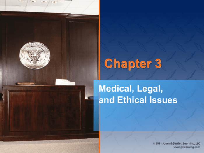 Medical legal and ethical issues chapter 3