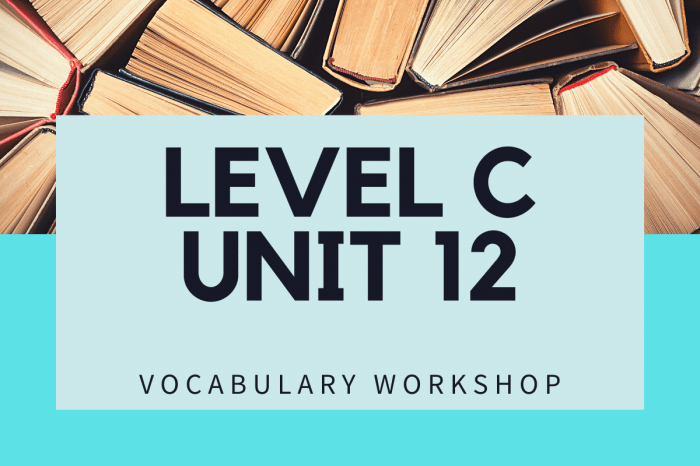 Vocabulary workshop level c unit 13