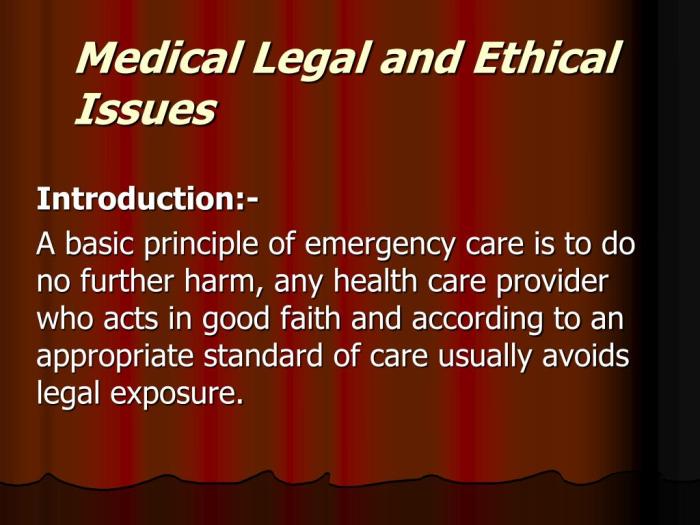 Medical legal and ethical issues chapter 3