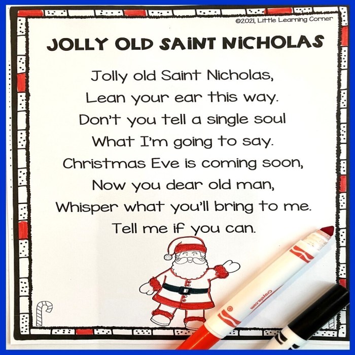 A visit from st nicholas poem questions and answers