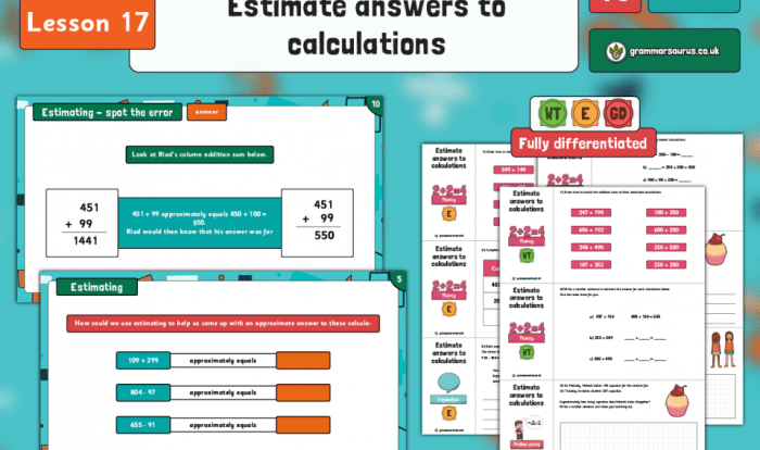 Additional practice 2-2 estimate sums and differences